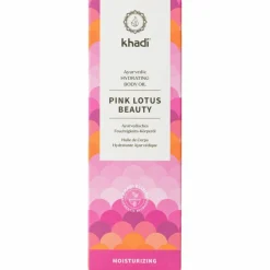 Moisturizing   Ayurvedic Hydrating Body Oil Pink Lotus Beauty 100 ml
