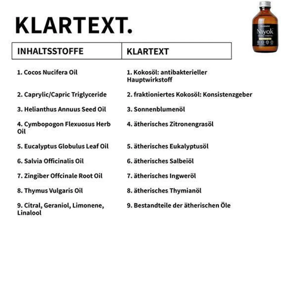 Mundziehöl aus Kokosöl - Zitronengras & Ingwer 200 ml