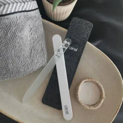 Nagelpflegeset mit Glasfeile und Polierfeile