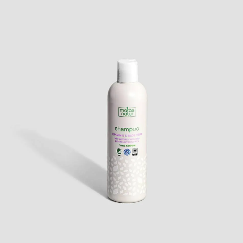 Natur Shampoo mit Bio-Aloe Vera und Vitamin E 400 ml
