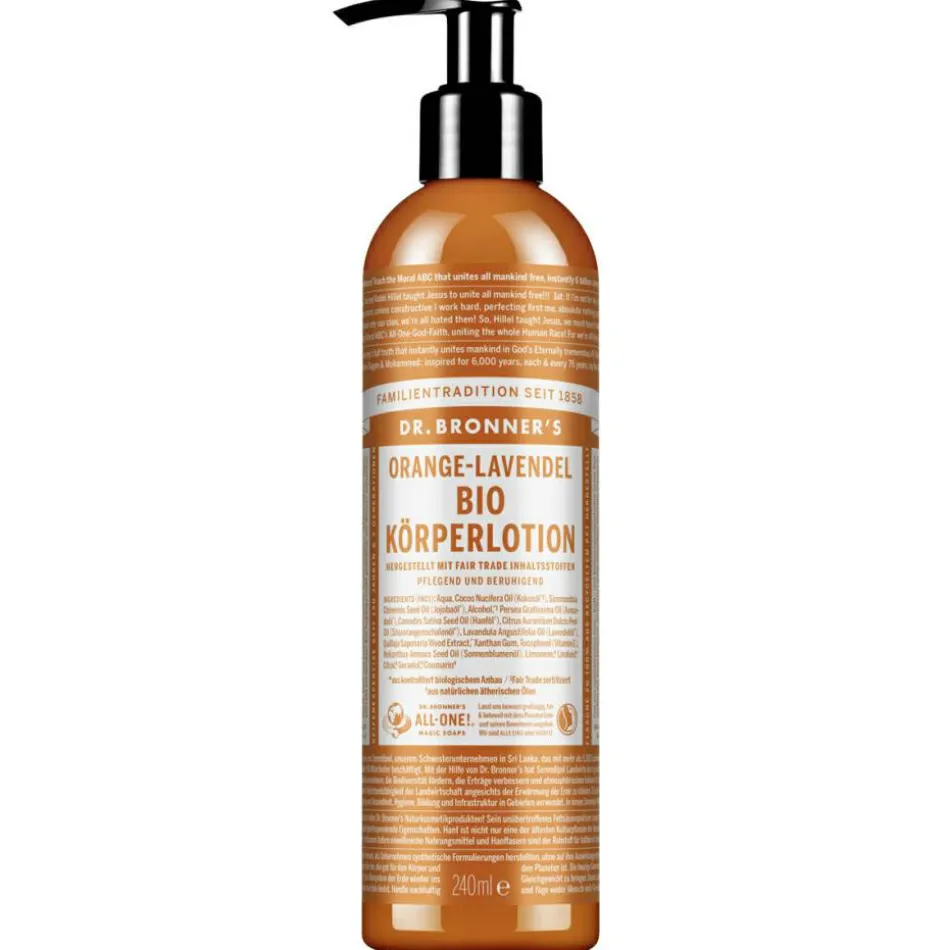 Orange-Lavender Organic Body Lotion 240 ml
