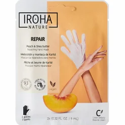 Peach & Sheabutter Handmaske 1 Paar