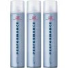 Performance   Haarspray mit Treibgas Aerosoldose 3er Set 3 x 500 ml