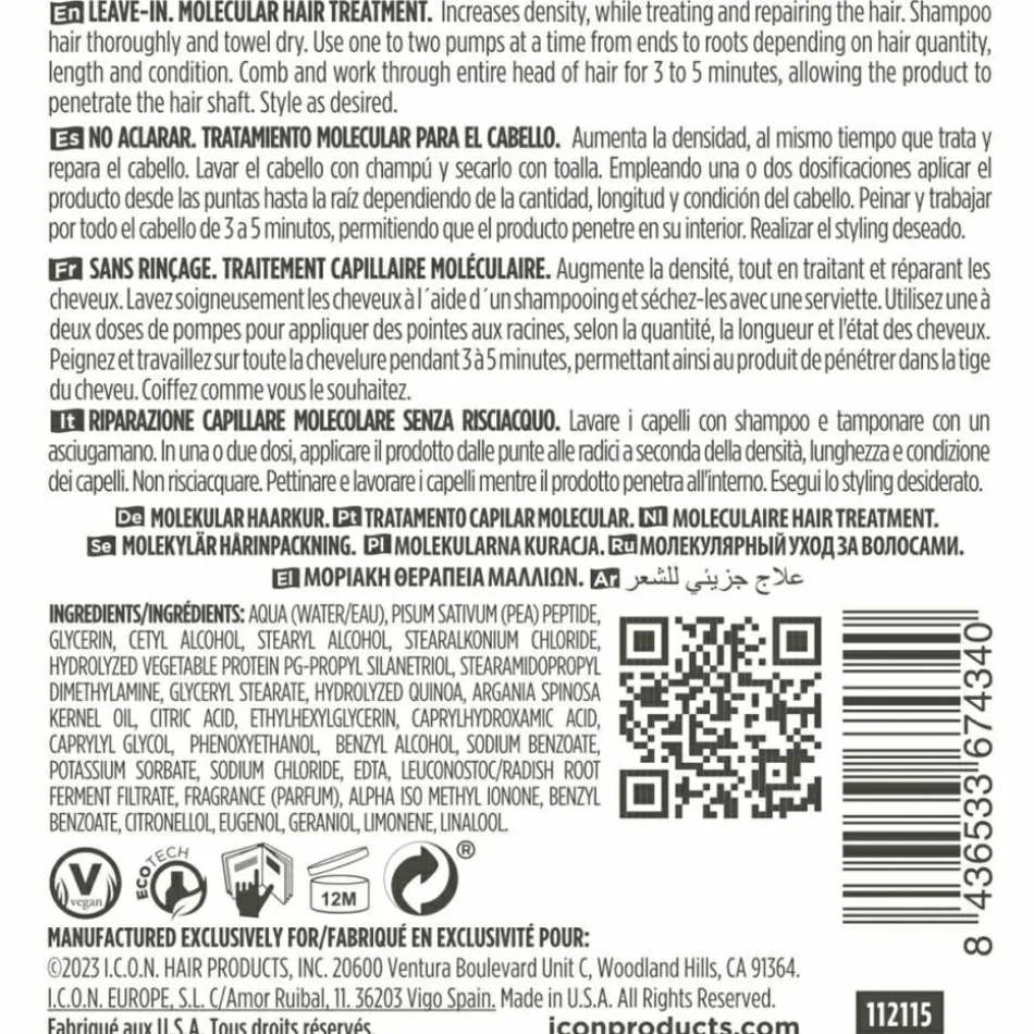 Power Peptides Molecular Hair Treatment 90 ml