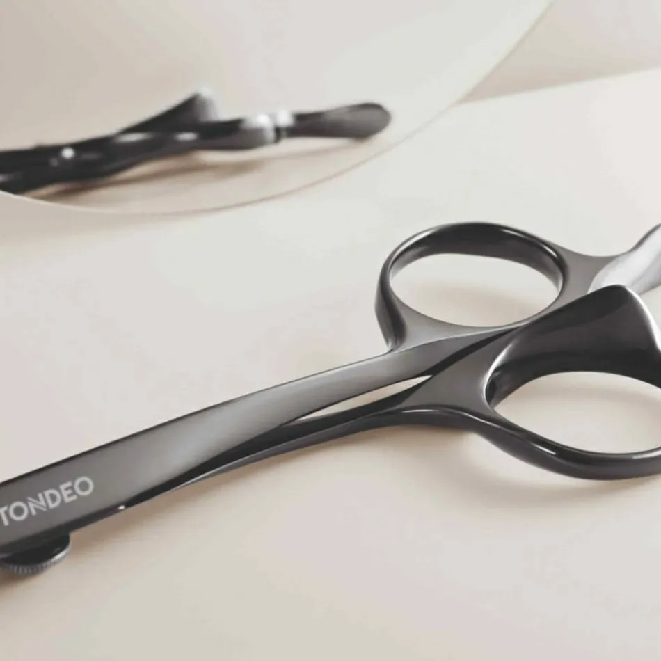 Premium Haarschere Zentao Black Offset