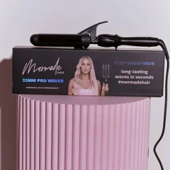 Pro Hair Waver Black 32mm Lockenstab