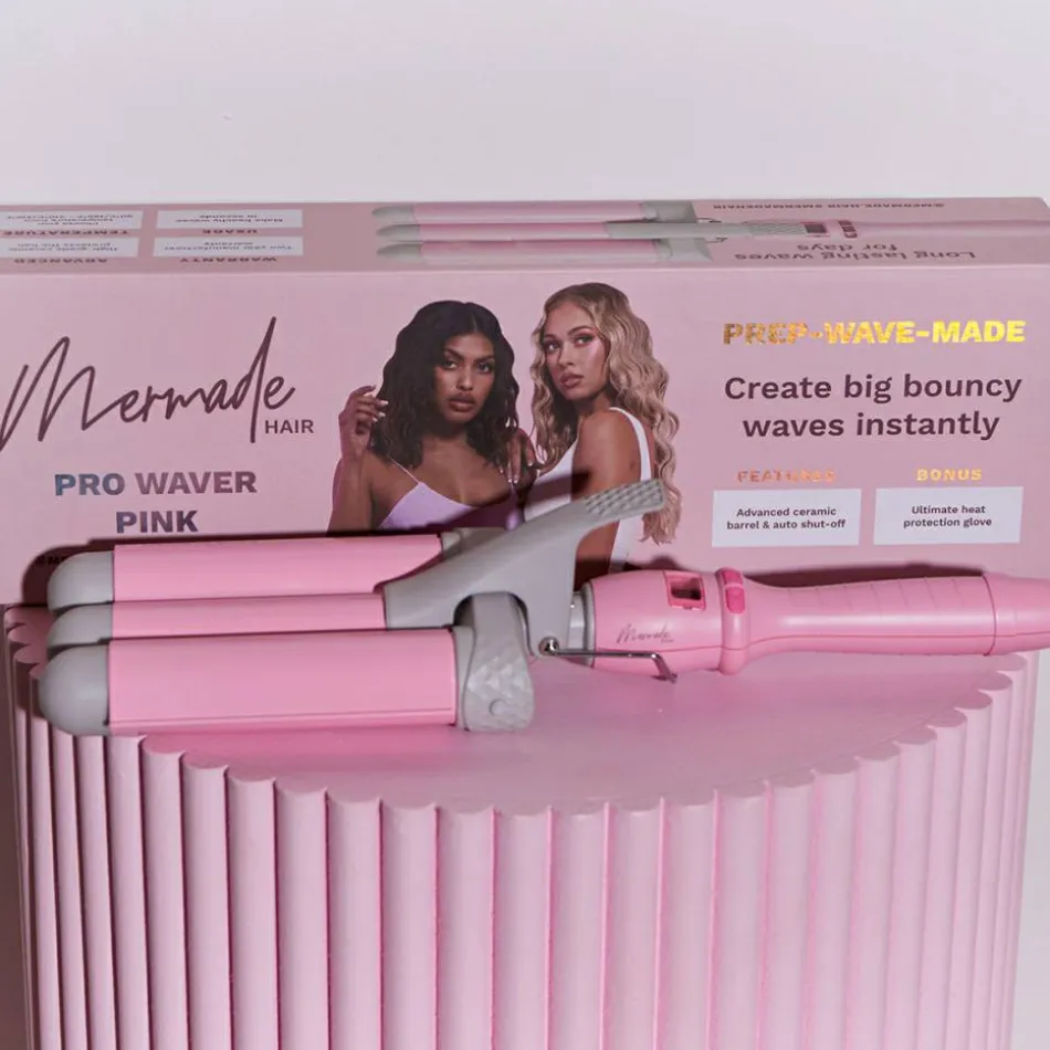 Pro Hair Waver Pink 32mm Lockenstab