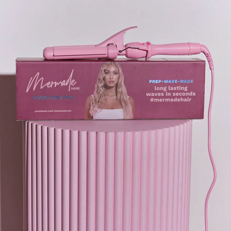 Pro Mini Hair Waver Pink 25mm Lockenstab