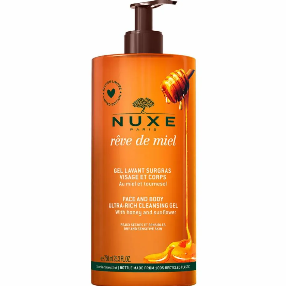 Rêve de Miel Face and Body Ultra-Rich Cleansing Gel 750 ml