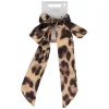 Scrunchie im Leomuster mit Schleife