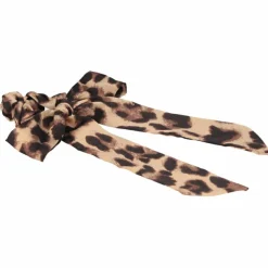Scrunchie im Leomuster mit Schleife