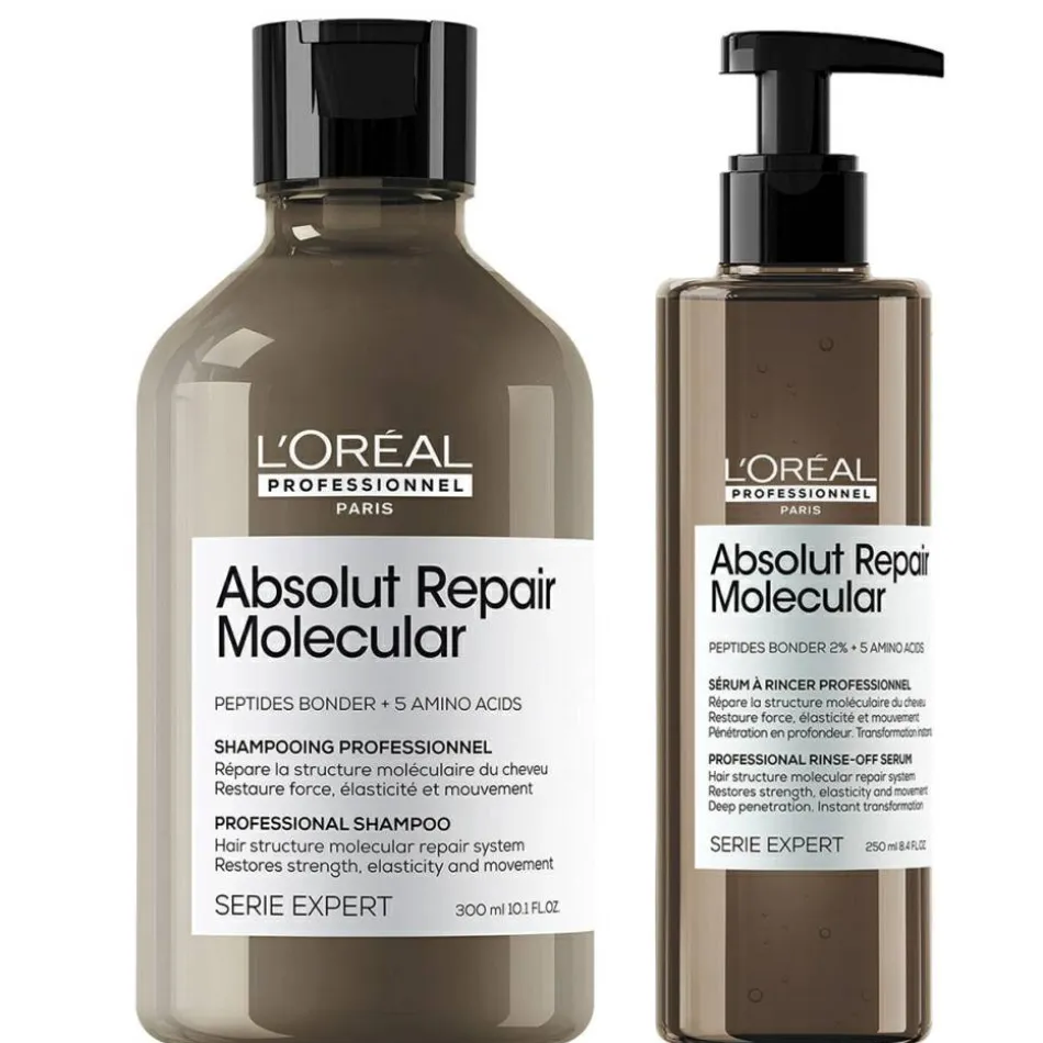 Serie Expert Absolut Repair Molecular Set 1 Shampoo + Rinse Off Serum