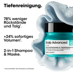 Serie Expert Scalp Advanced Anti-Oiliness 2in1 Deep Purifier Clay 250 ml