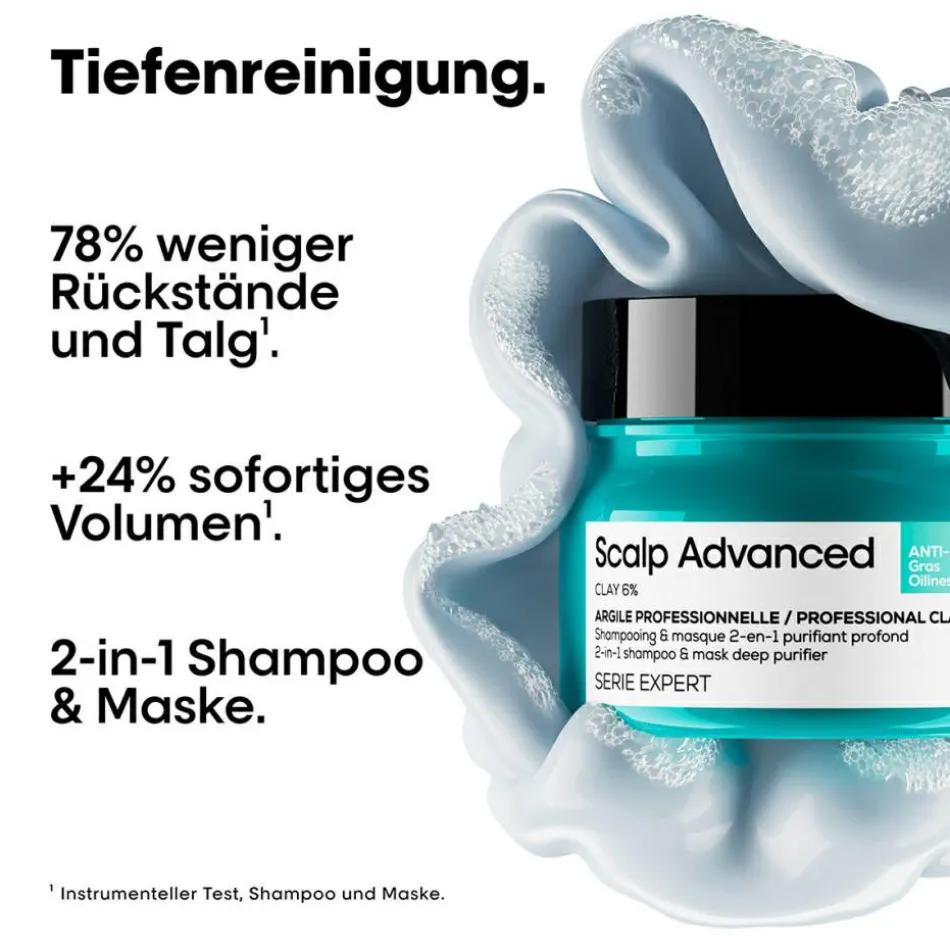 Serie Expert Scalp Advanced Anti-Oiliness 2in1 Deep Purifier Clay 250 ml