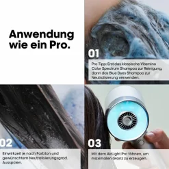 Serie Expert Vitamino Color Spectrum  Blue Dyes Neutralizing Shampoo für hellbraunes Haar 300 ml