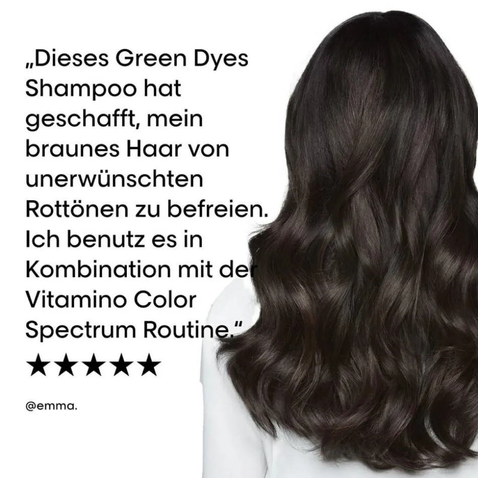 Serie Expert Vitamino Color Spectrum Green Dyes Neutralizing Shampoo für braunes Haar 300 ml