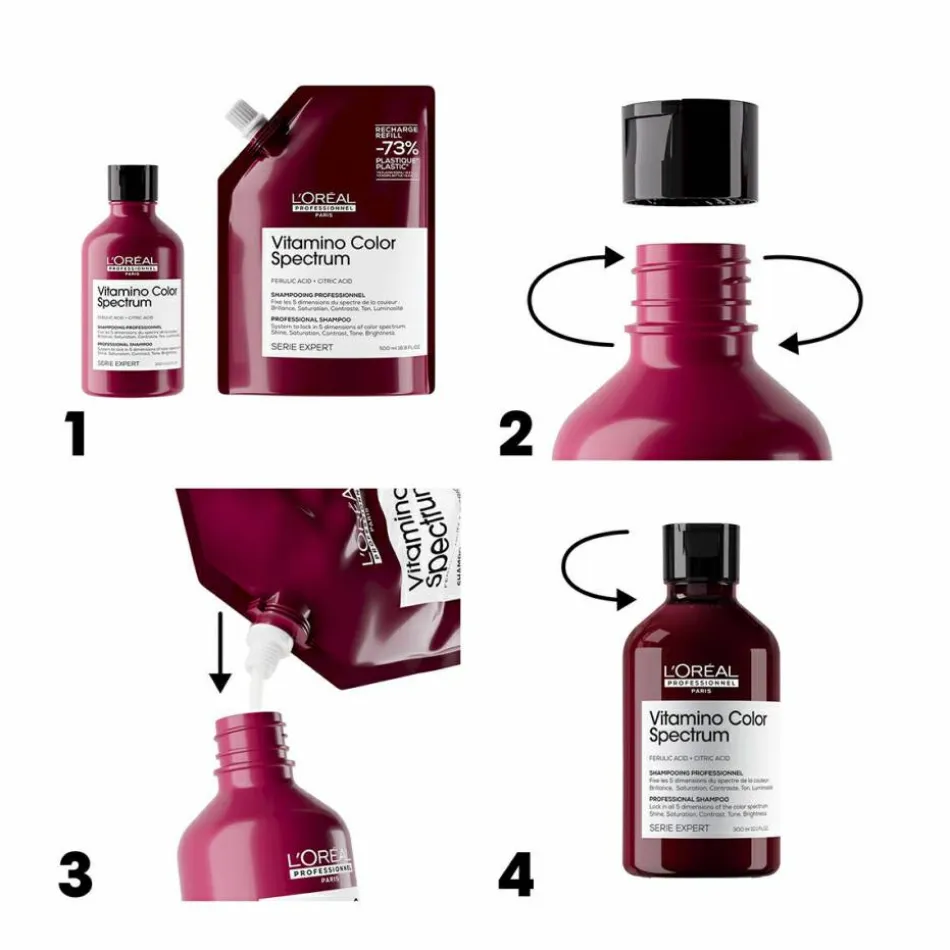 Serie Expert Vitamino Color Spectrum Professional Shampoo Refill 500 ml