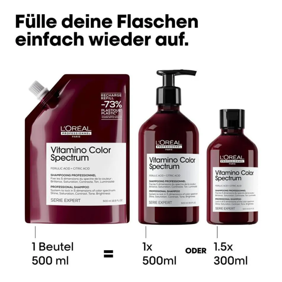 Serie Expert Vitamino Color Spectrum Professional Shampoo Refill 500 ml
