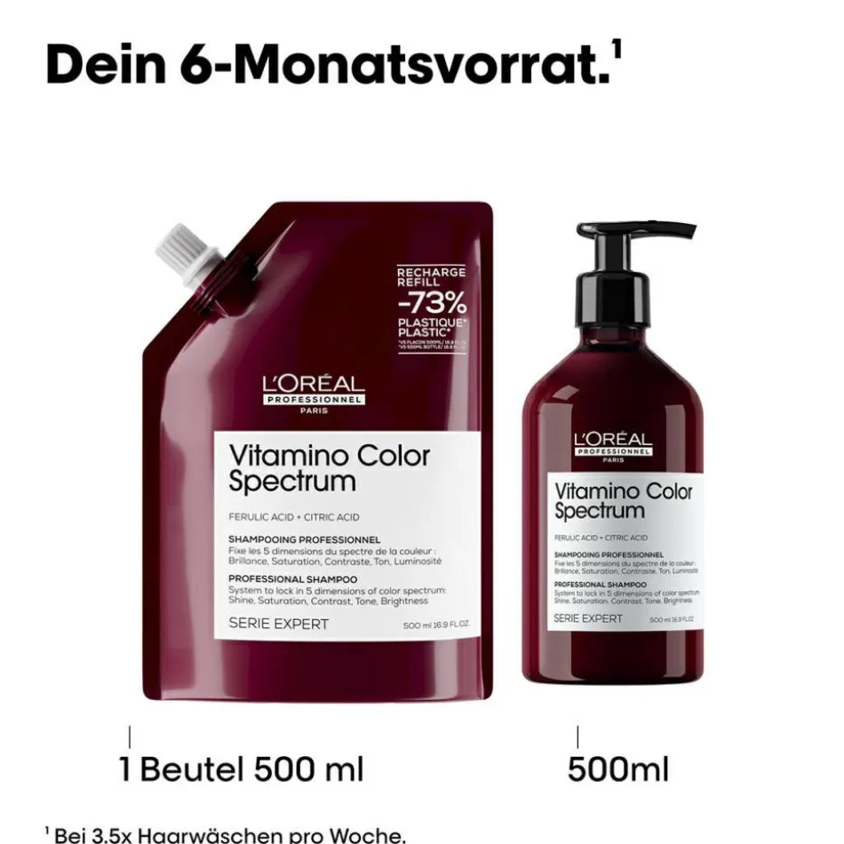 Serie Expert Vitamino Color Spectrum Professional Shampoo Refill 500 ml