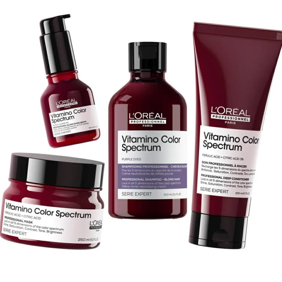 Serie Expert Vitamino Color Spectrum Purple Dyes Neutralizing Shampoo für blondes Haar 300 ml