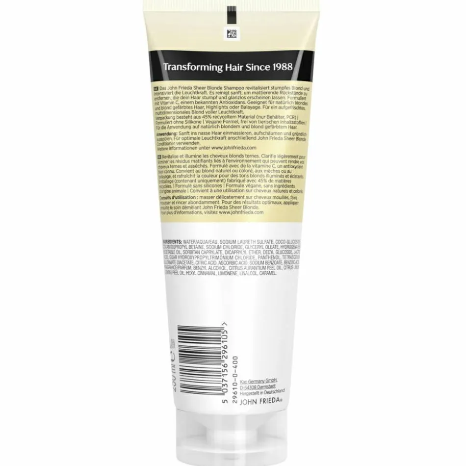 Sheer Blonde Refresh & Shine Shampoo 250 ml