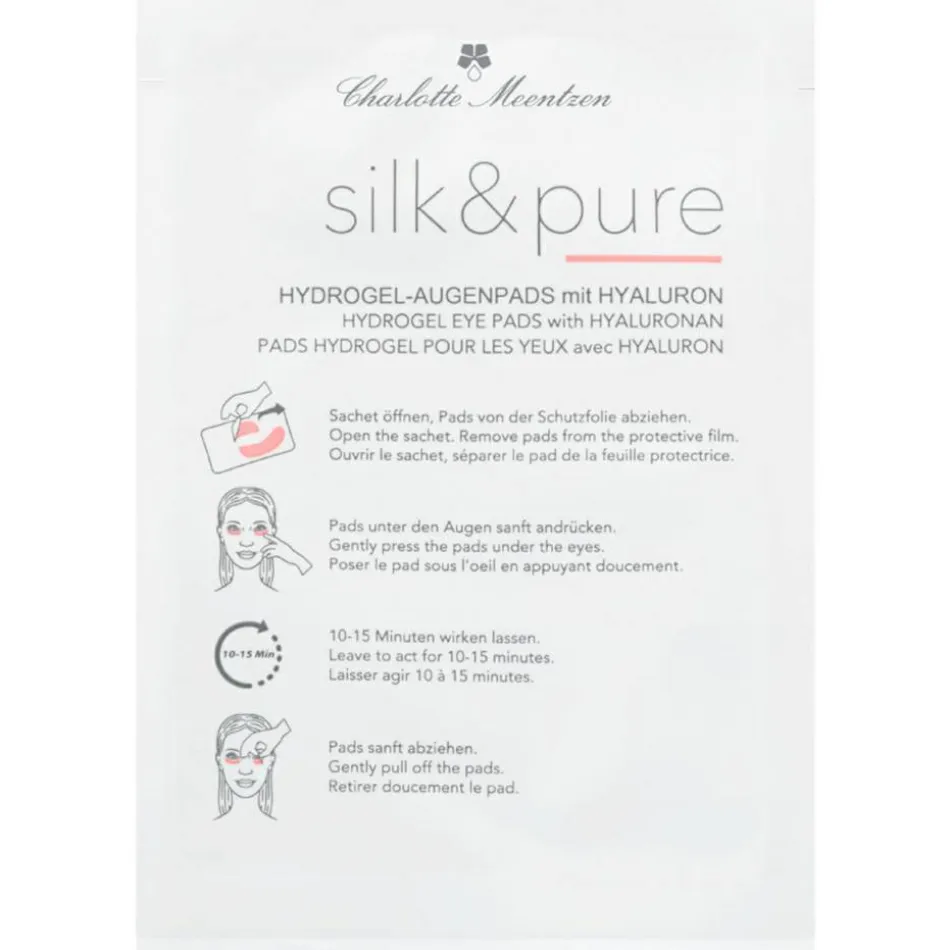 Silk & Pure Hydrogel-Augenpads mit Hyaluron 5 x 2 Stück