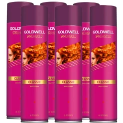 Sprühgold   Classic Haarspray 6er Set Maxi 6 x 600 ml