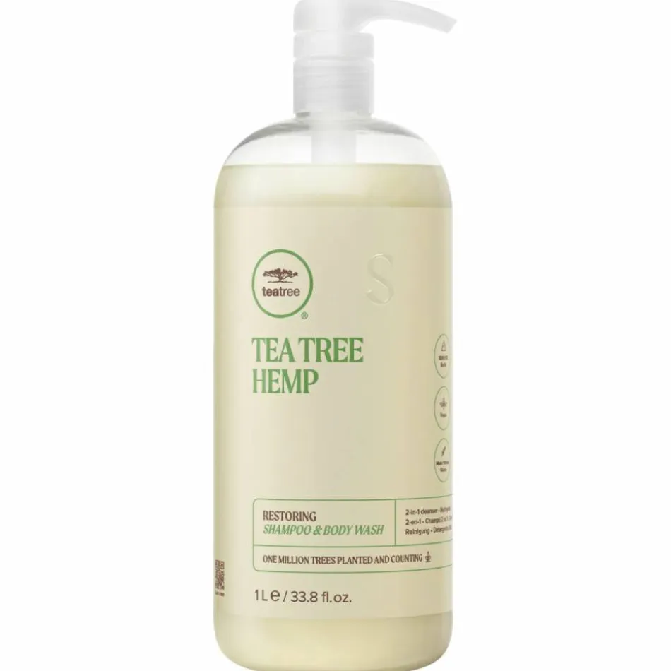 Tea Tree Hemp Restoring Shampoo & Body Wash