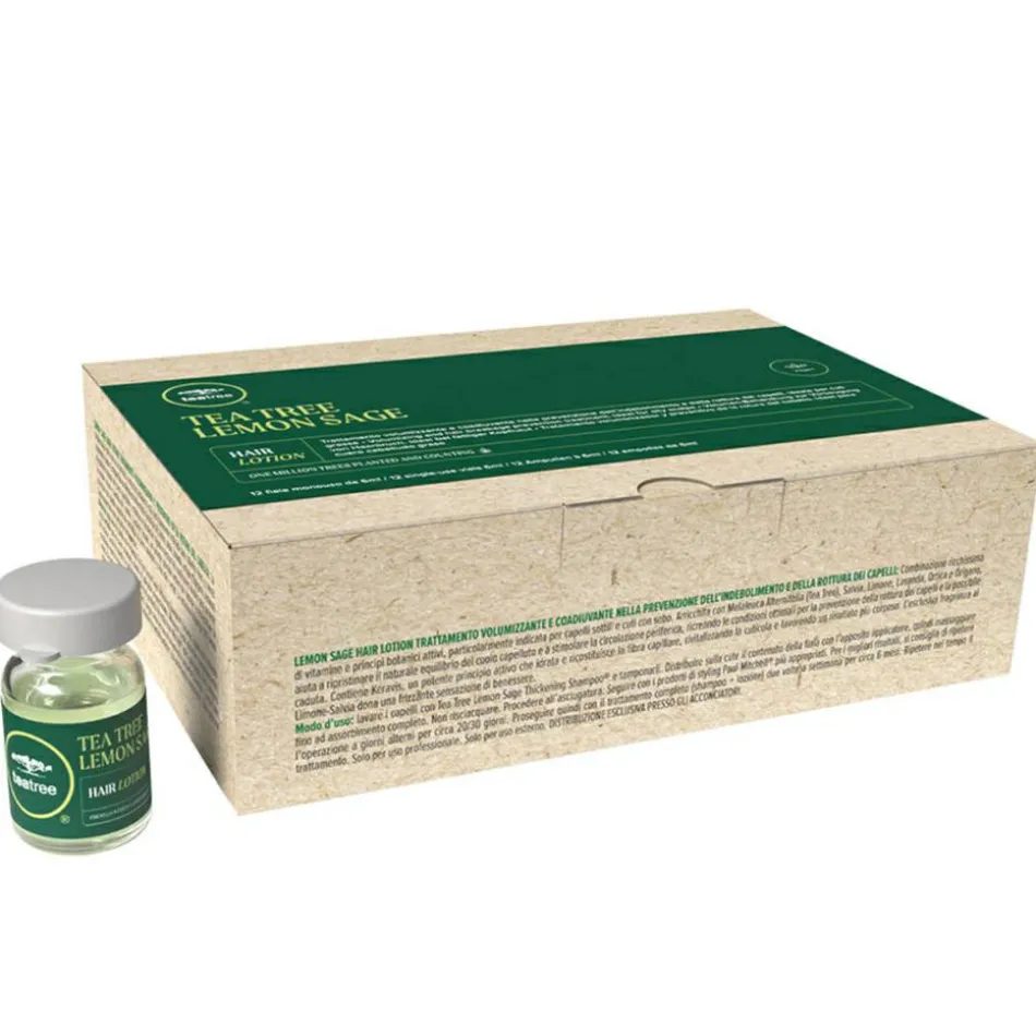 Tea Tree Lemon Sage Hair Lotion Packung mit 12 x 6 ml