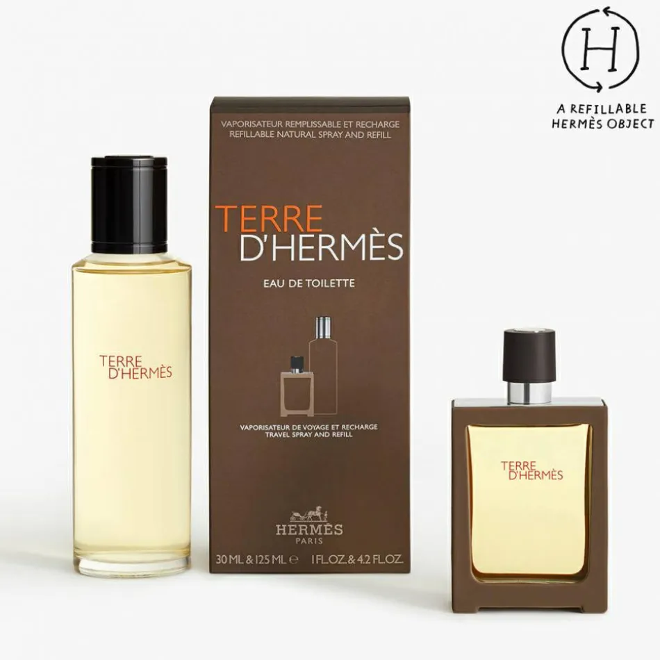 Terre d’Hermès Eau de Toilette Travel 30 ml + Refill 125 ml