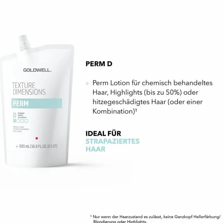 Texture Dimensions PERM D - Damaged strapaziertes Haar 500 ml