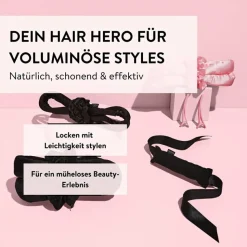 Volumen Papilloten mit Bändchen Schwarz