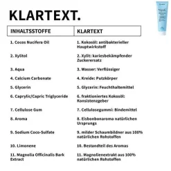 Zahncreme aus Kokosöl - Eisminze 75 ml